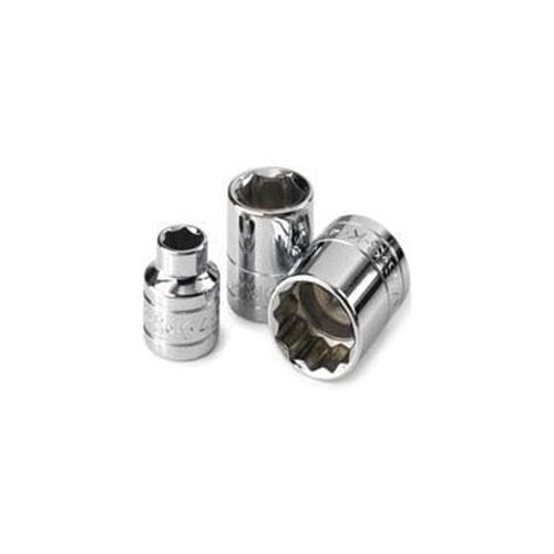 Sk Professional Tools Socket, Steel, Chrome, 9/16 in 41918