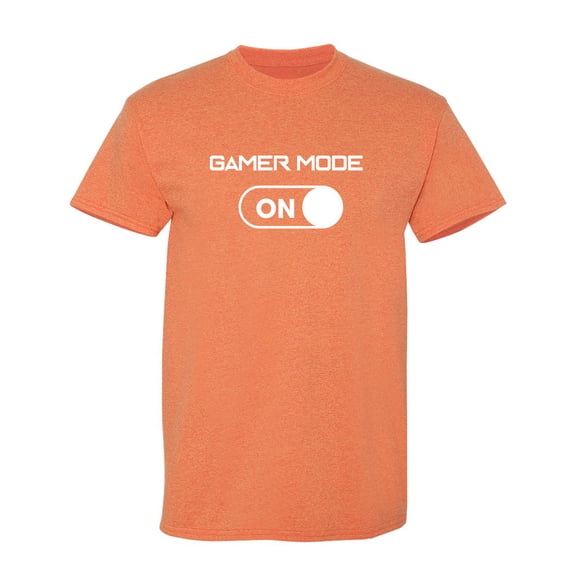 Gamer Mode On Sarcastic Humor Graphic Novelty Funny T Shirt