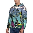 thumbnail image 3 of Picia Beautiful Dreamcatcher Pattern Casual Men's Hoodie - Lightweight Hooded Sweatshirt with Kangaroo Pocket, Comfortable Pullover for Everyday, Travel-Medium, 3 of 7