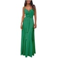 thumbnail image 2 of MesaSe Robe de Plage Mode Femme Été Boho Sans Manches à Bretelles Col en V Bandage Fête, 2 of 6