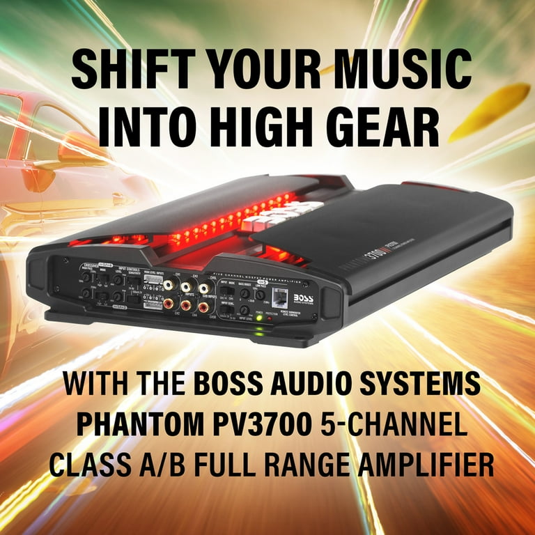 BOSS Audio PV3700 Phantom Series 5 Channel Car Amplifier
