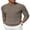 Dark Brown, variant on Men's White Sweater Cable Knitted Sweater Muscle Fitted Sweaters Crew Neck Pullover Knitwear