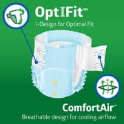 FitRight OptiFit Briefs, Ultra Absorbency, Disposable Adult Briefs with Tabs, Large, 44 in to 56 in, 20 Count