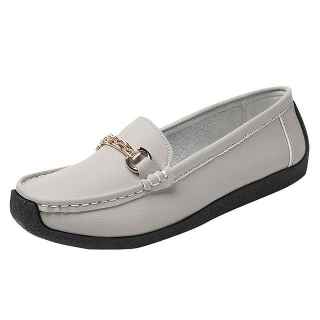 Womens Fashionable Casual Versatile Breathable Soft Sole Spring And Summer Comfortable Flat Loafers