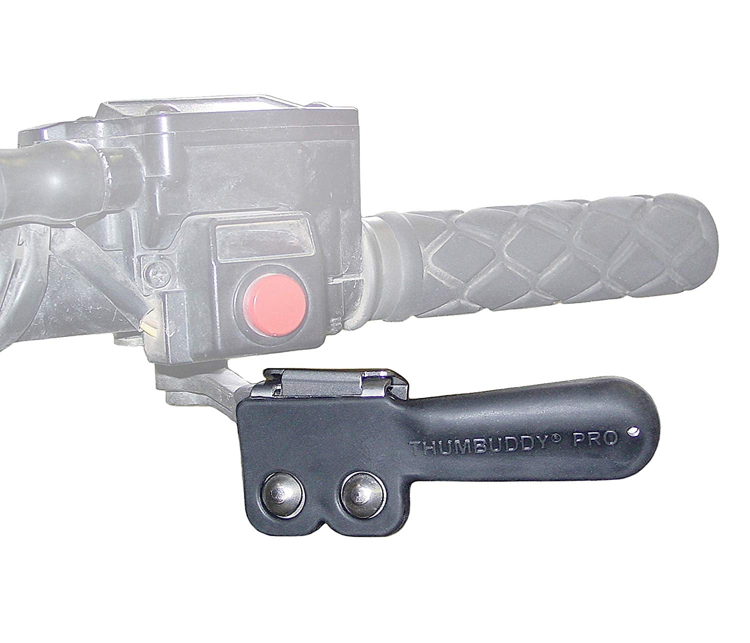 Thumbuddy Pro Throttle Extender, Bolt on thumb throttle extender works on most large and small