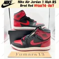 thumbnail image 1 of Nike Air Jordan 1 High 85 Bred Red HV6674-067 Men's Size, 1 of 6