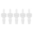 thumbnail image 1 of Conector de Tubería Recta de Plástico para Manguera Barb 3/32" x 5/32" OD Clear 5 Pcs, 1 of 7