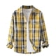 thumbnail image 2 of Blusa y camisa de manga larga con cuello vuelto, nueva camisa informal a cuadros para hombre, blusa holgada juvenil de manga larga con cuello vuelto, blusa de poliéster para hombre, 2 of 7