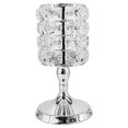 thumbnail image 1 of moderno   Decoración Plata Gloria Candelero de cristal, 1 of 8