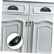 thumbnail image 5 of Paquete de 12 tiradores para tazas de gabinete, tiradores para cajones, tiradores para gabinetes antiguos, para decoración de muebles de cocina, con tornillos (negro), 5 of 5