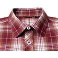 thumbnail image 2 of Men's Casual Button Down Flannel Shirt Plaid, 2 of 7
