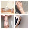 thumbnail image 2 of 10pcs White Lace Stickers Body Decorative Stickers Waterproof Temporary Tattoos, 2 of 4