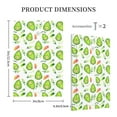 thumbnail image 5 of Kll Kawaii Avocado Wall Plate,Gloss Finish,Standard Size 1 - 5" X 3", Polycarbonate Thermoplastic,Electric Receptacle Plug Covers, 5 of 8