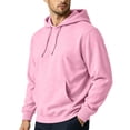 thumbnail image 5 of UDAUDU Hoodie for Men Casual Cotton Hooded Collar Drawstring Fall Winter Hoodies Pullover Sweatshirts Long Sleeve Shirts Pink XL, 5 of 9