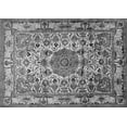 thumbnail image 1 of Ahgly Company Indoor Rectangle Medallion Gray Traditional Area Rugs, 2' x 5', 1 of 1