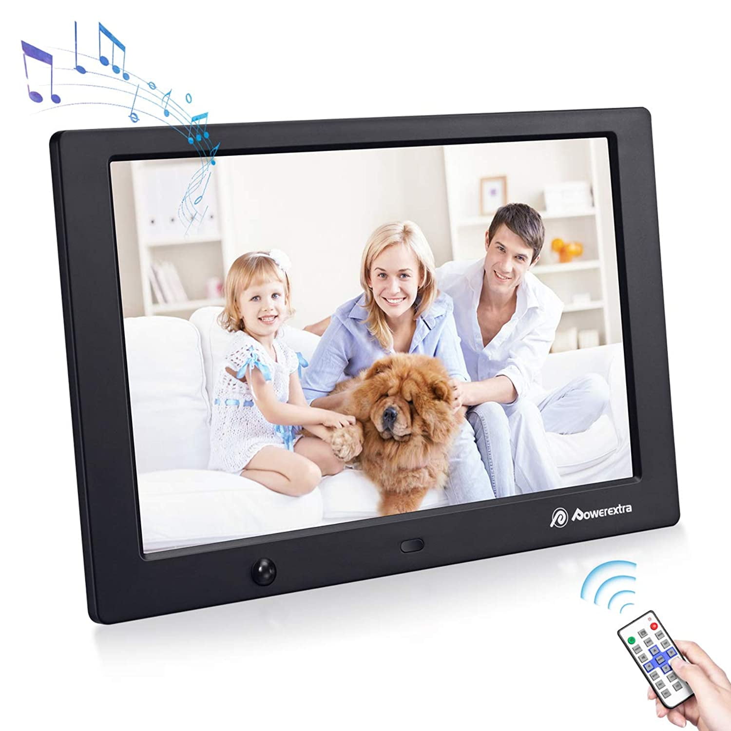 E-Book Etc. Video Support Music Lorchwise Digital Photo Frame,10 Inch IPS Full Angle View Screen,1280x800 High Resolution Photo Calendar
