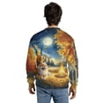 thumbnail image 5 of Hello Fall Pomeranian Enjoys Warm Campfire Autumn Night Bright Moon All Over Print 3D Sweatshirt Unisex Merch Pom Dog Lover Gifts - 01008, 5 of 6