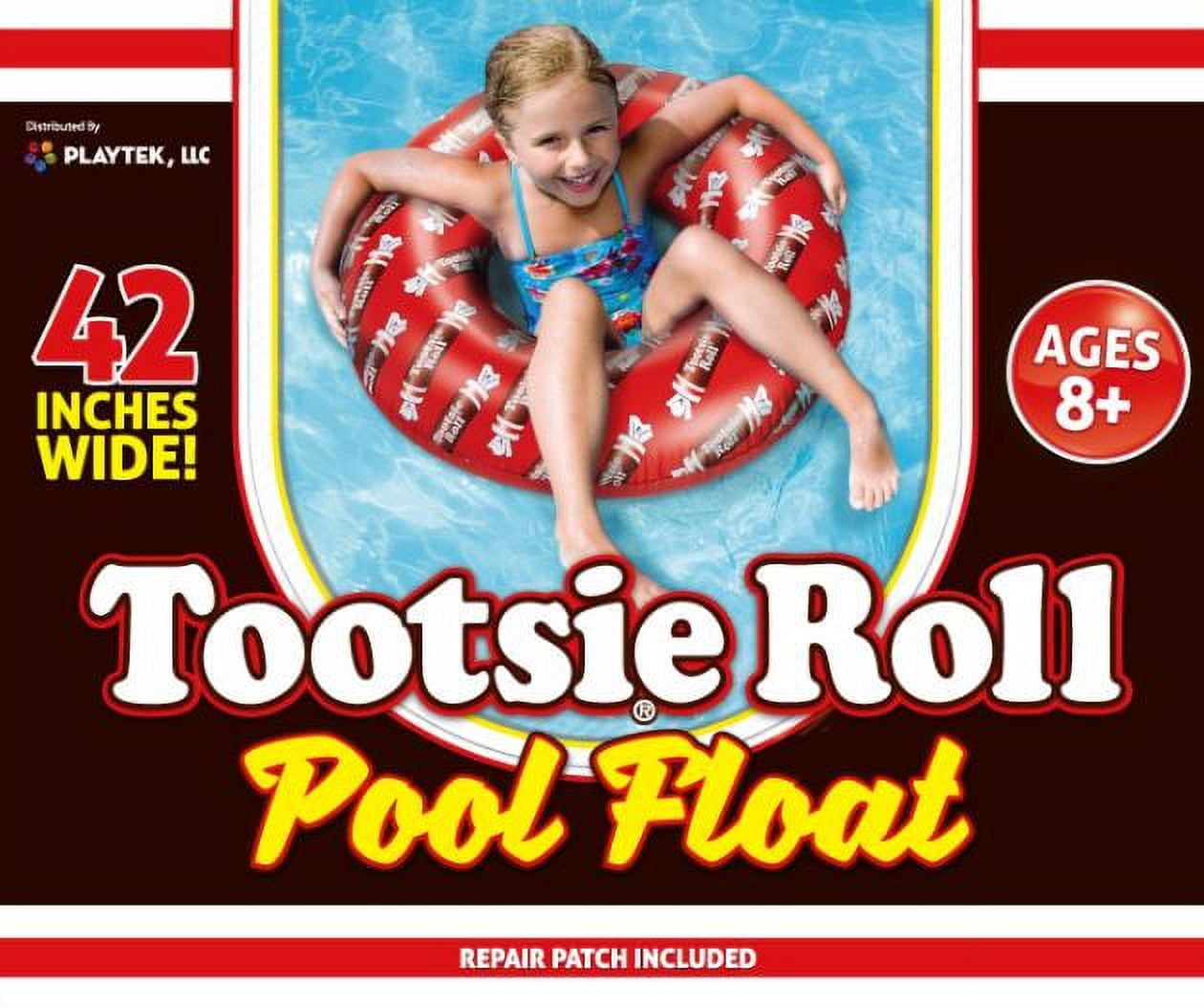 Playtek Toys Tootsie Roll Tube Inflatable Pool Float