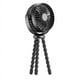 thumbnail image 1 of Ventilador portátil con pilas, ventilador pequeño para cochecito con trípode flexible con clip para bebé, ventilador de refrigeración portátil y recargable por USB para viajes, asiento de co, 1 of 5