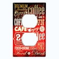 thumbnail image 3 of Metal Light Switch Plate Cover Cafe Diner Coffee Sign Red COF033, 3 of 13