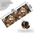 thumbnail image 5 of Yayeee Runner Rug for Bedroom 2'x6' Machine Washable Hallway Non Slip Mat, Gold Flower, 5 of 8