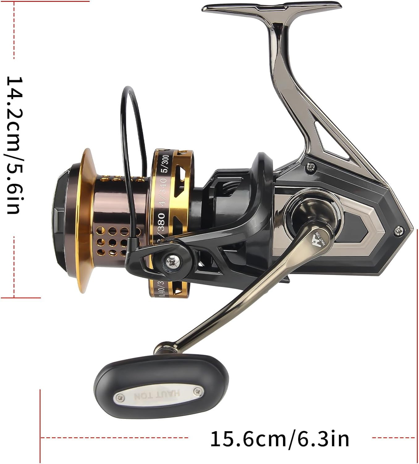 Rooblinos SW Long Shot Jigging Spinning Reel, Full Metal Body