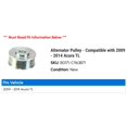 thumbnail image 2 of Alternator Pulley - Compatible with 2009 - 2014 Acura TL 2010 2011 2012 2013, 2 of 2