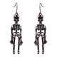 thumbnail image 3 of Pendientes para mujer, regalos para mujer, aretes colgantes vintage de calavera y esqueleto para mujer, accesorios de joyería gótica de bruja para Halloween, aretes modernos pequeños para mujer, 3 of 3