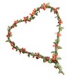 thumbnail image 3 of Boho Girls Wedding Garland Banda para el cabello Festival de flores para la frente Diadema floral naranja BLESIY Guirnalda de la frente de la boda, 3 of 5