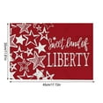 thumbnail image 3 of Dmlowu 4th of July Decorations Placemats Non Slip Table Mats Foldable Insulation Independence Day Table Placemats for Dinner Party Hotel Home Decoration, 3 of 6