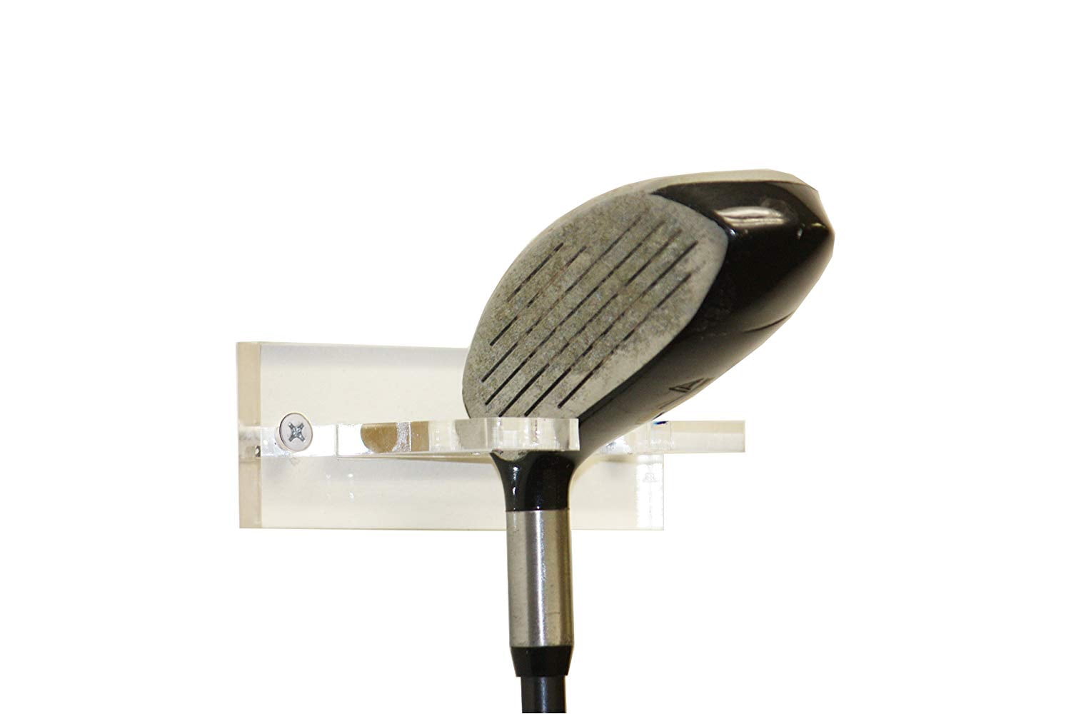Clear Acrylic Vertical Golf Club Wall Mount Bracket (A052A)