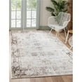 thumbnail image 1 of Unique Loom 3141345 6 x 9 ft. Casino Sofia Rectangular Rug, Ivory, 1 of 4