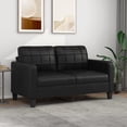 thumbnail image 3 of vidaXL Sofa Chair Relax Lounge Seating Furniture Black/Cappuccino Multi Sizes, 3 of 10