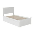 thumbnail image 5 of Bowery Hill Twin XL Platform Bed with Trundle in White, 5 of 7