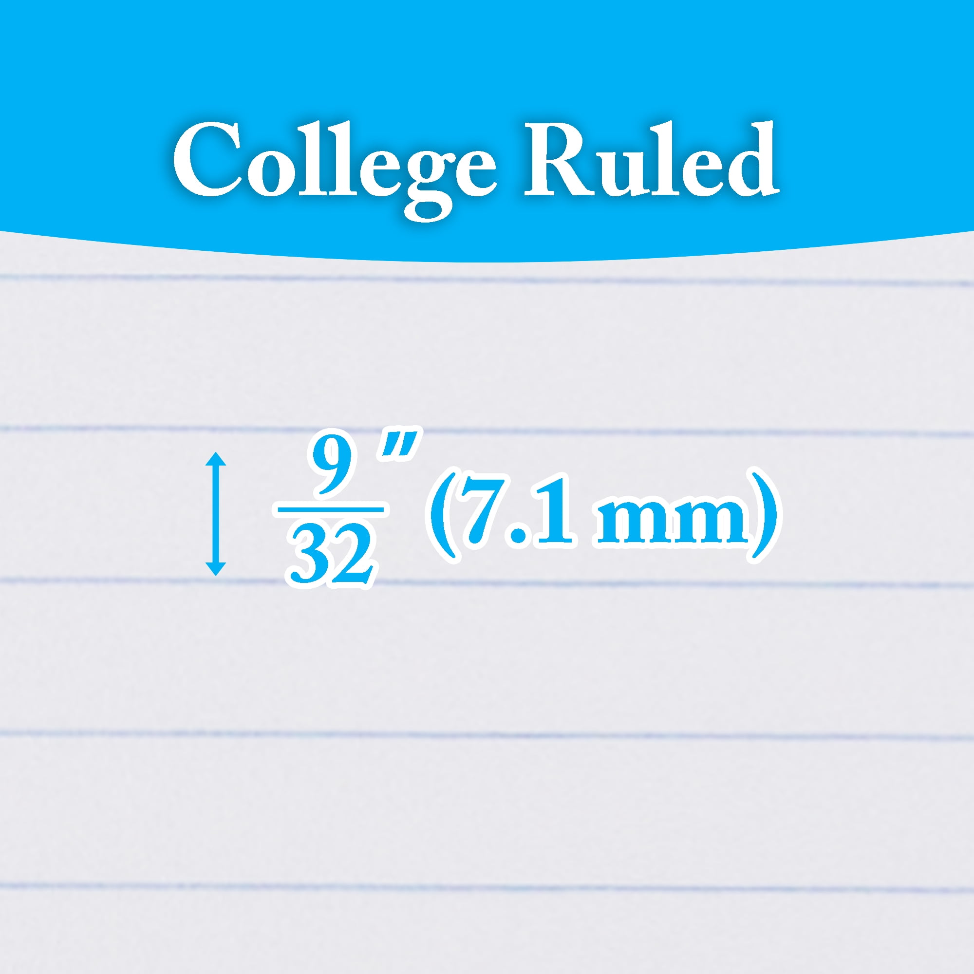 BAZIC Spiral Notebook, 1 Subject, College Ruled Paper 8" x 10-1/2", 70 Sheets Poly Cover, Assorted Color, 6-Pack