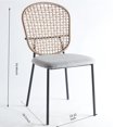 tunuo Dining Chairs Set of 4, Handmade Woven Kitchen Chairs ...