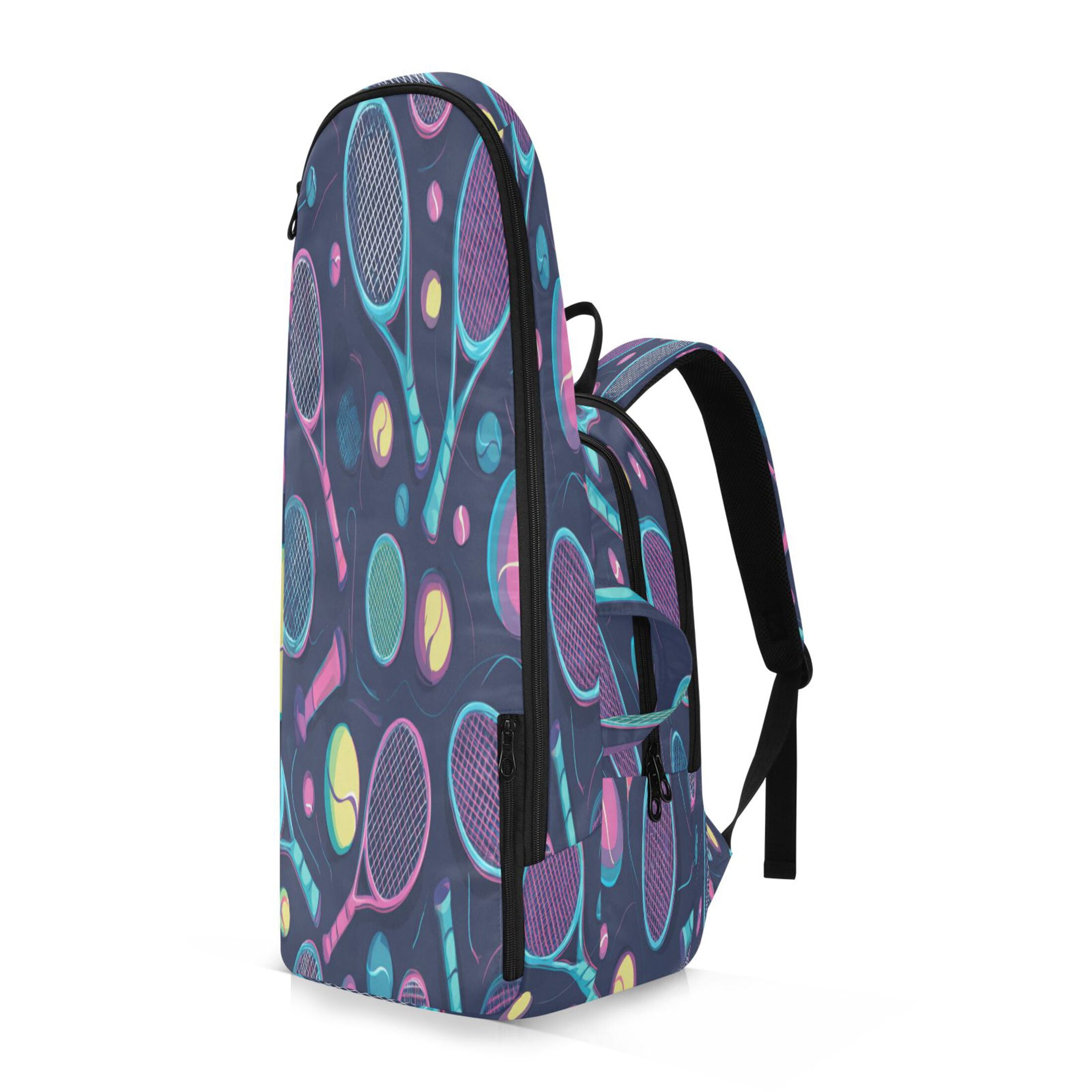 2 Racquet Holder Tennis Backpack Tennis Racket Covers Gym Bags Cartoon Tennis Rackets