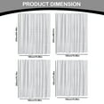 thumbnail image 3 of Clearance Bath Grid Shower Curtain Liner For Bathroom Fabric Shower Curtain Set With And Hooks Machine Washable Easy Clear Easy Care Shower Curtain Rod, 3 of 9