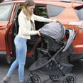thumbnail image 3 of Evenflo Folio3 Stroll & Jog Travel System With LiteMax Infant Car Seat (4-50 lbs), 3 of 9
