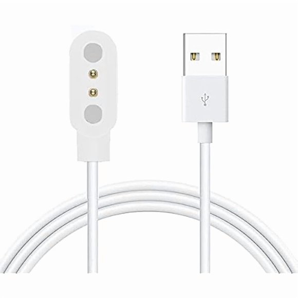 ccwmincc Compatible avec Chargeur de Montre Intelligente JOYELE, Câble de Recharge USB Magnétique de Remplacement Compatible pour Montre Intelligente pour Enfants JOYELE H79 1.5 (Blanc, Compatible pour Montre JOYELE H79)