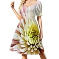 thumbnail image 2 of Blooming Chrysanthemum flower Sleeveless Dress fairy dress, 2 of 7