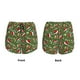 thumbnail image 3 of Balery Christmas Hat sock Pantalones cortos deportivos para mujer con forro y dos bolsillos, elásticos, para entrenamiento, gimnasio, yoga-XX-Large, 3 of 7