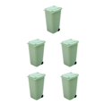 thumbnail image 3 of Transemion Plastic Waste Bins With Lid - Durable And Practical Suitable For All Ages Small And Exquisite green 5Set, 3 of 6