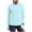 Light Blue, variant on Women's UPF 50 Tops Hooded Pullover Tops with Thumb Hole UV Protection Lightweight Sun Hoodie Hiking Quick Dry Outdoor Sweatshirt Upf 50 Long Sleeve Women 2026 Summer Beach Vacation Outfits