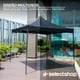thumbnail image 3 of Carpa Toldo Plegable Reforzado 3x3 Lona Impermeable Acero In, 3 of 8