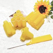 OFEFE 24 Pcs Random Color Velcro rollers for hair Small Size Hair Rollers Curlers Self Grip Holding Hairdressing Curlers Hair Design Sticky,20mm 7/8