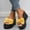 Yellow, variant on Shower Shoes Women Walking Casual Trendy Women's Slide Sandals Summer Bow Tie Shower Shoes Platform Heels Slide Sandals Beach Slides Outdoor Breathable Cushion Slide Sandals for Ladies