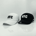 thumbnail image 1 of Dotpet Hat Embroidered NYC Letters Adjustable Baseball Cap For Men And Women(Black), 1 of 5