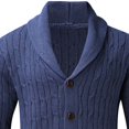 thumbnail image 4 of Vedolay Jacket Coat Lightweight Open-Front Cardigan Blazer Jackets for Men Clothes Dark Blue,3XL, 4 of 5