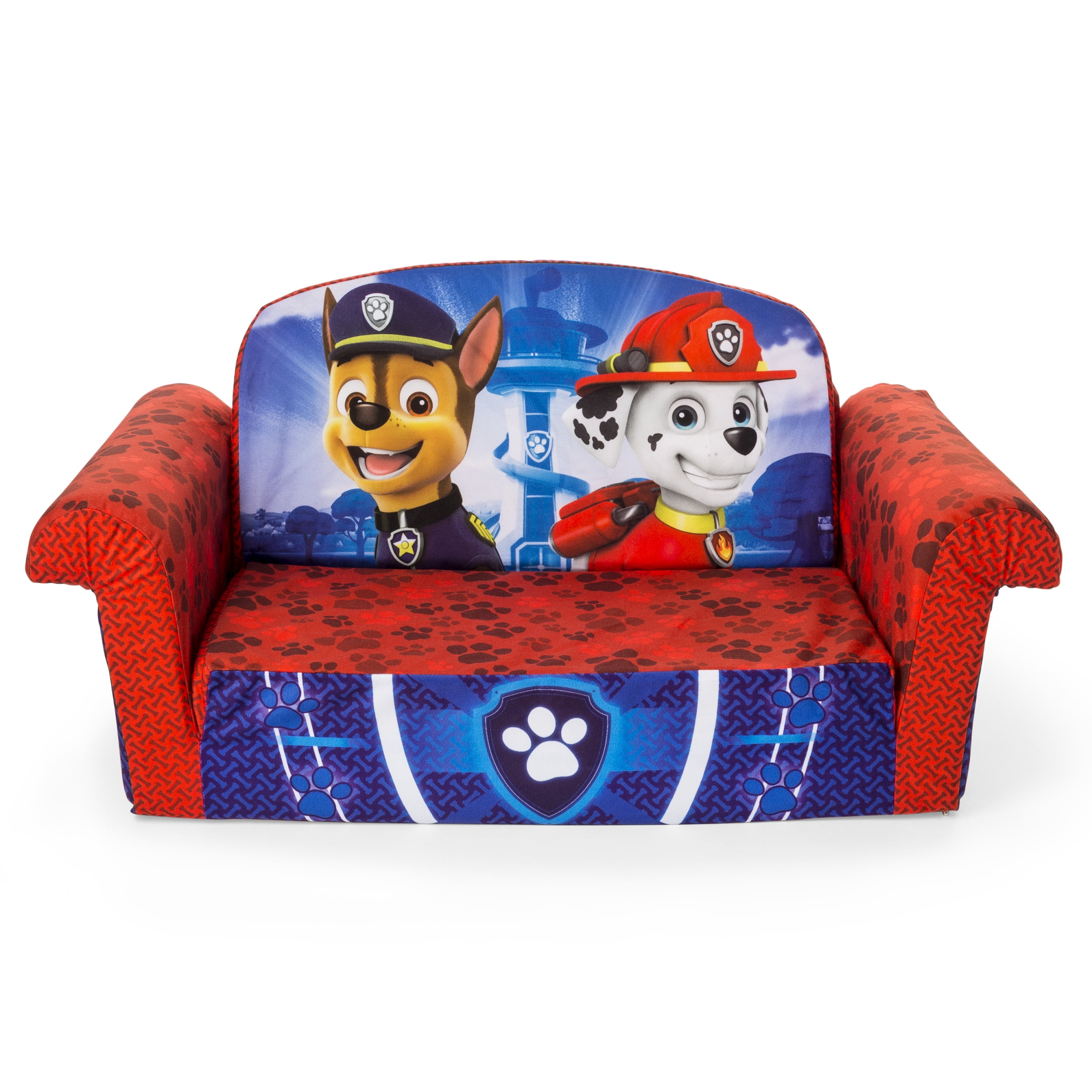 Disney Mickey Mouse Roadsters Flip Open Kids Sofa Children Couch Christmas Gift 